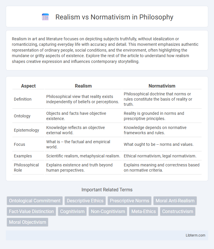Normativism vs Realism in Philosophy - What is The Difference?