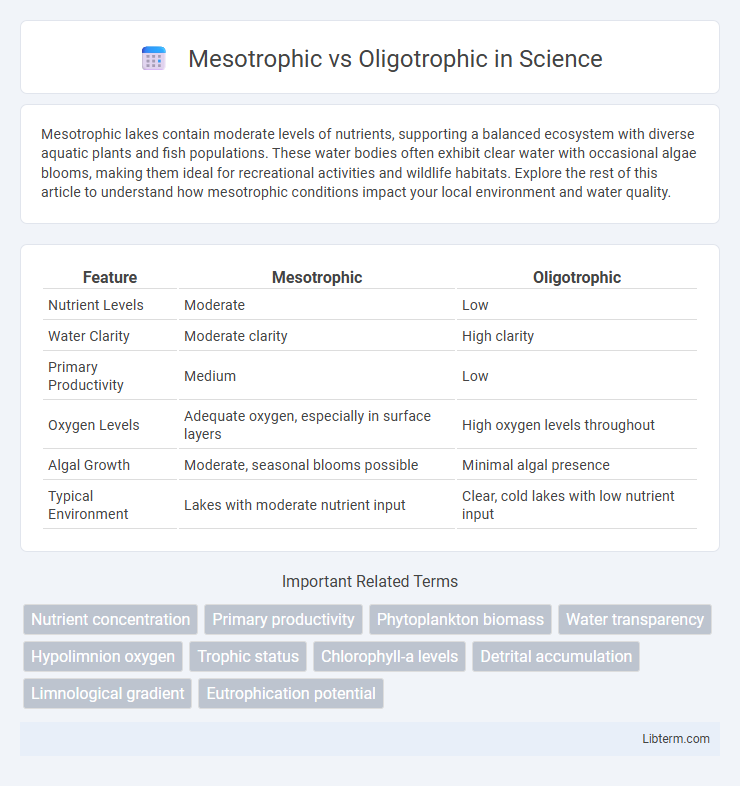 Oligotrophic vs Mesotrophic in Science - What is The Difference?
