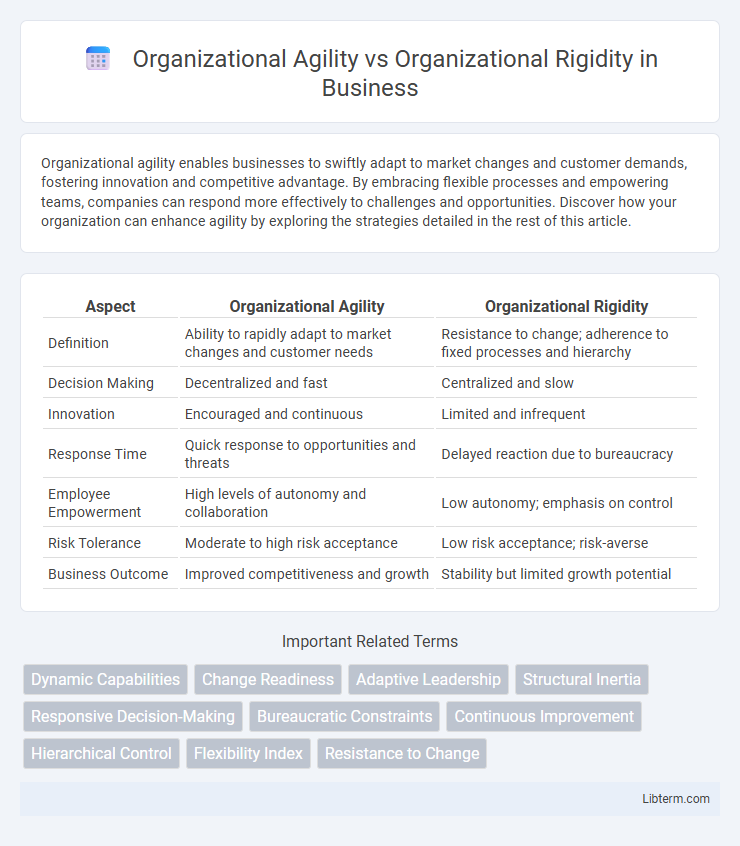 Organizational Rigidity vs Organizational Agility in Business - What is The Difference?