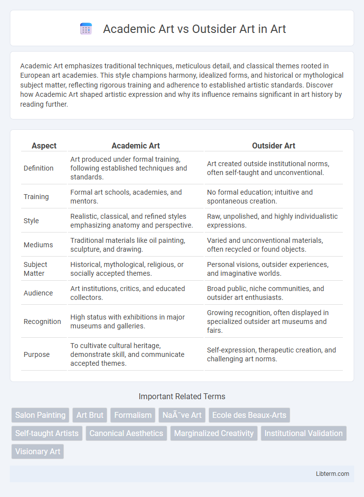 Outsider Art vs Academic Art in Art - What is The Difference?