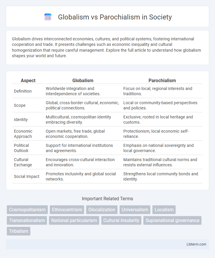 Parochialism vs Globalism in Society - What is The Difference?
