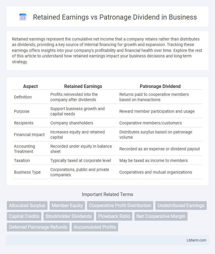 Patronage Dividend vs Retained Earnings in Business - What is The Difference?