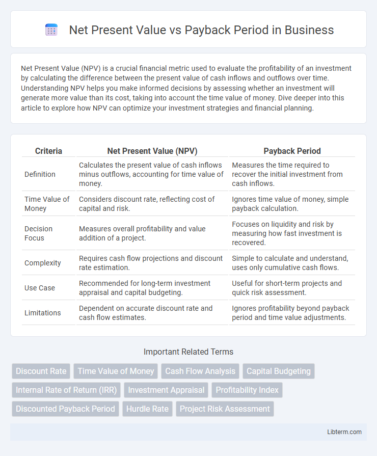 Payback Period vs Net Present Value in Business - What is The Difference?