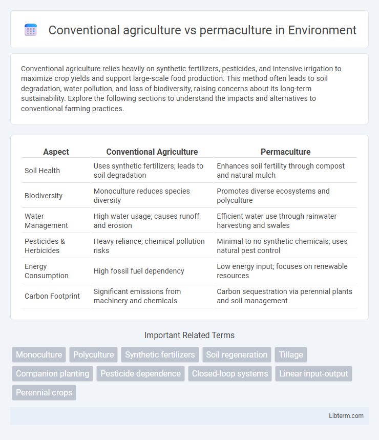 permaculture vs Conventional agriculture in Environment - What is The Difference?