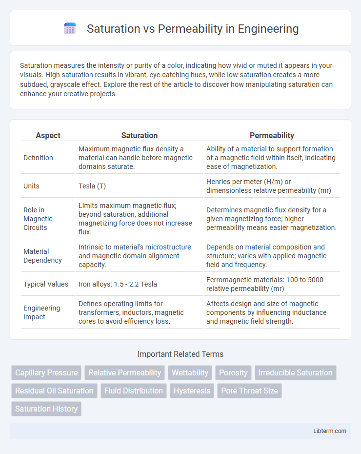 Permeability vs Saturation in Engineering - What is The Difference?
