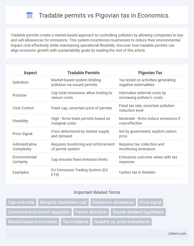 Pigovian tax vs Tradable permits in Economics - What is The Difference?