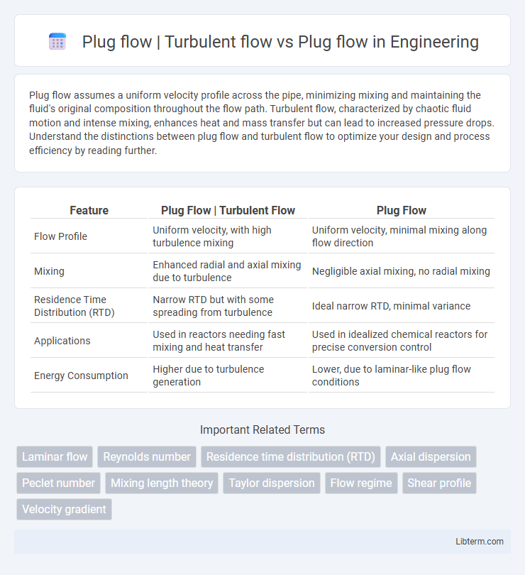 Plug flow vs Plug flow | Turbulent flow in Engineering - What is The Difference?