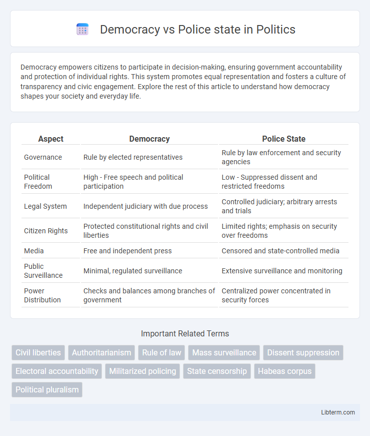 Police state vs Democracy in Politics - What is The Difference?