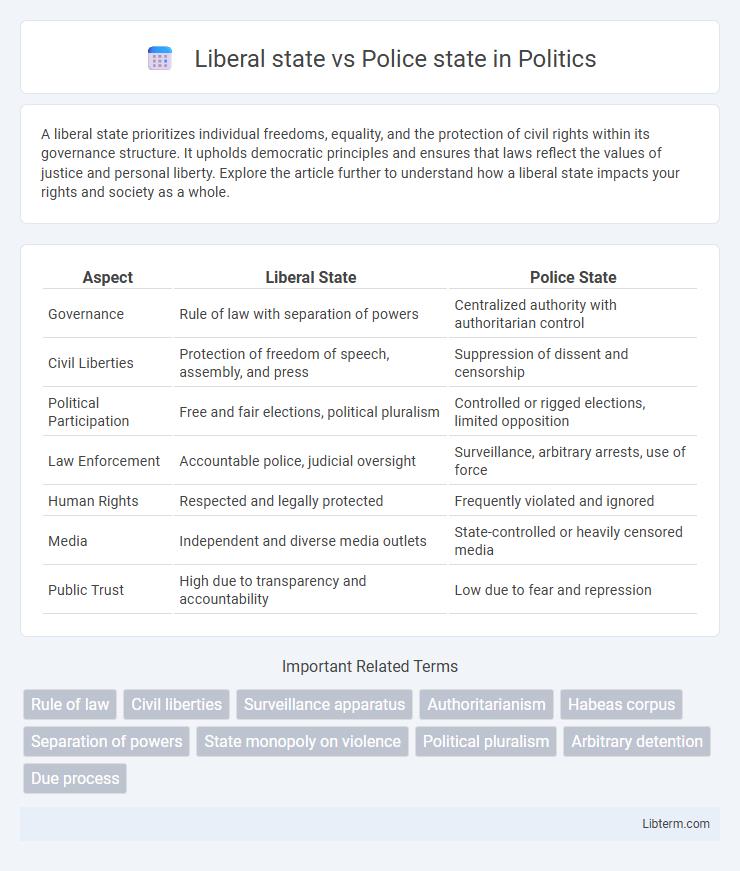 Police state vs Liberal state in Politics - What is The Difference?