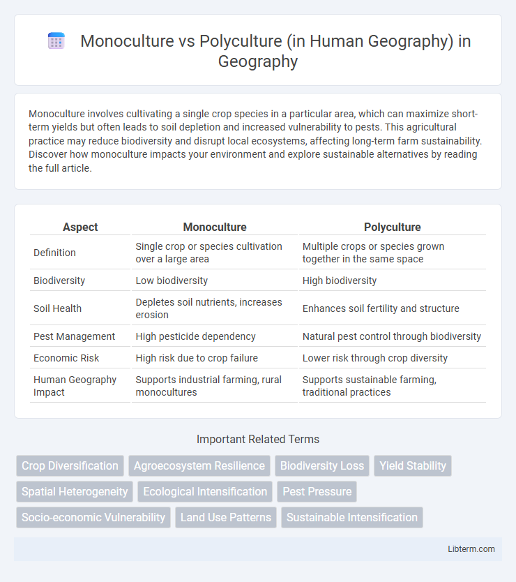 Polyculture (in Human Geography) vs Monoculture in Geography - What is The Difference?