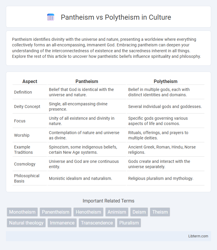 Polytheism vs Pantheism in Culture - What is The Difference?