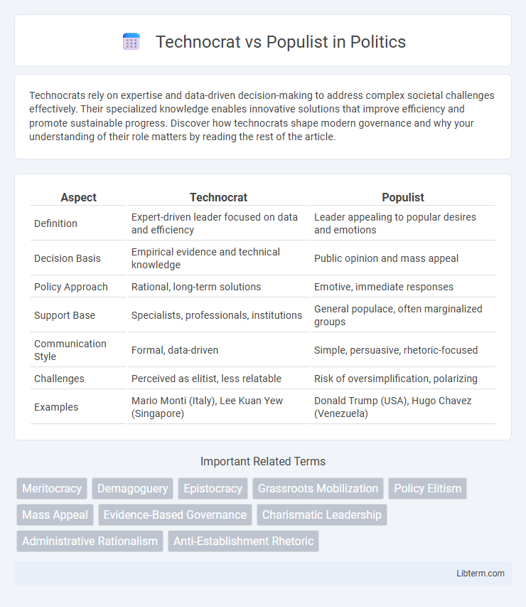 Populist vs Technocrat in Politics - What is The Difference?