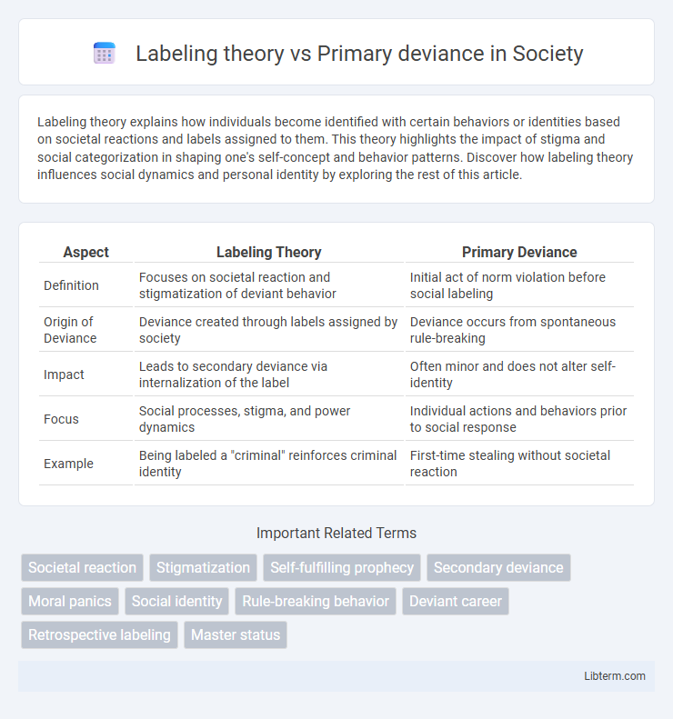 Primary deviance vs Labeling theory in Society - What is The Difference?