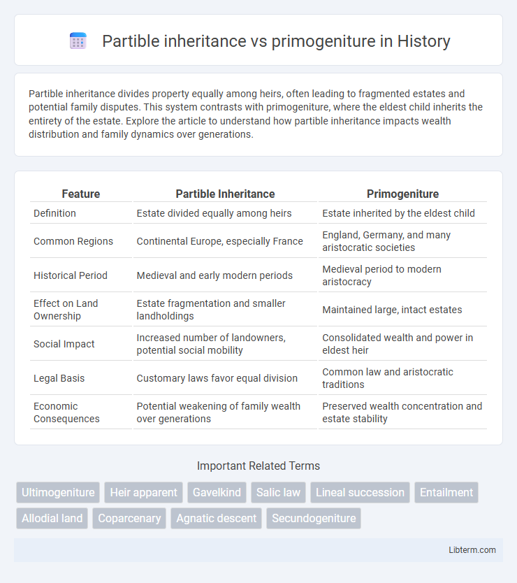 primogeniture vs Partible inheritance in History - What is The Difference?
