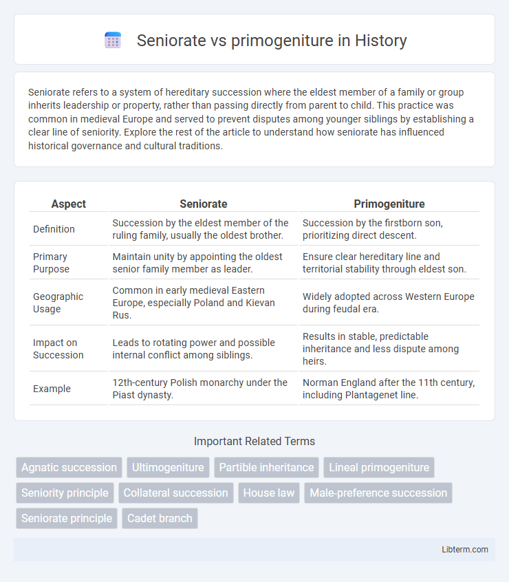 primogeniture vs Seniorate in History - What is The Difference?