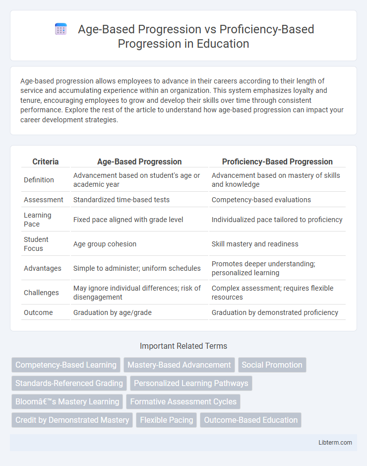 Proficiency-Based Progression vs Age-Based Progression in Education - What is The Difference?