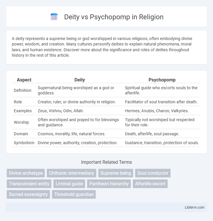 Psychopomp vs Deity in Religion - What is The Difference?