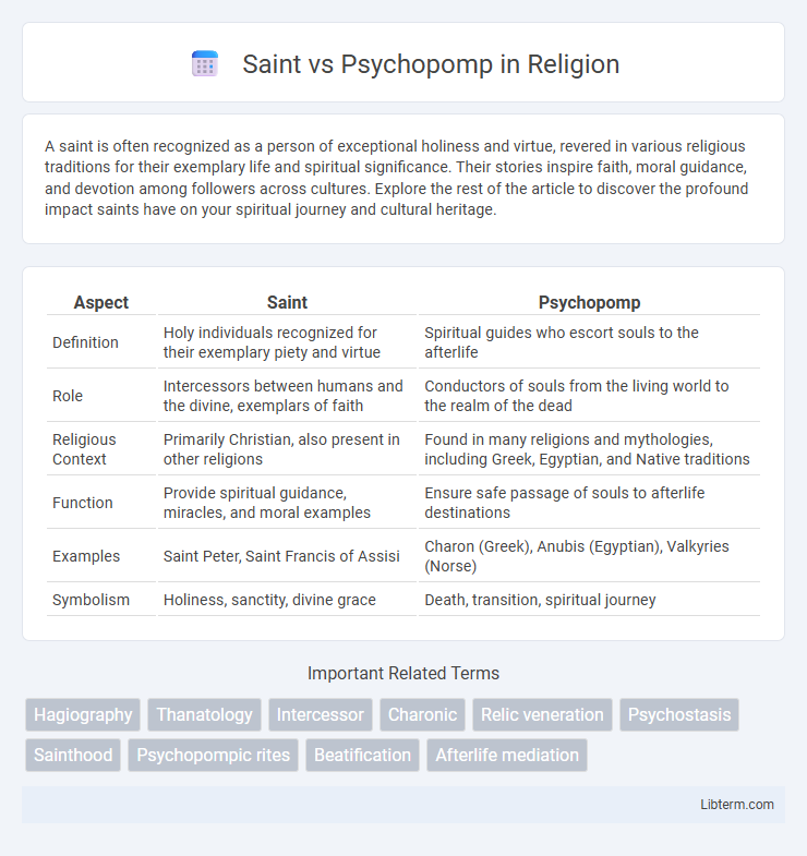 Psychopomp vs Saint in Religion - What is The Difference?