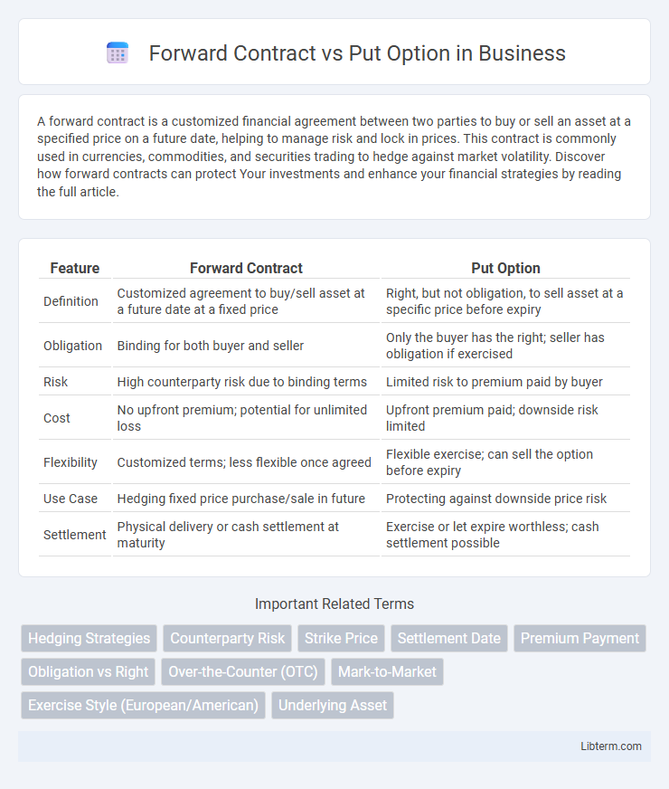 Put Option vs Forward Contract in Business - What is The Difference?
