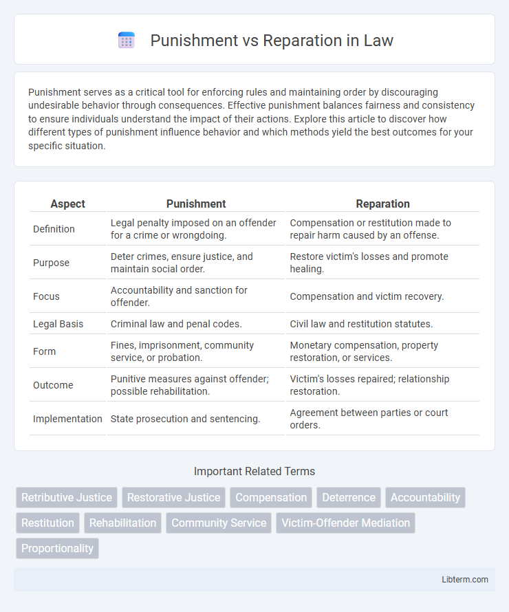 Reparation vs Punishment in Law - What is The Difference?