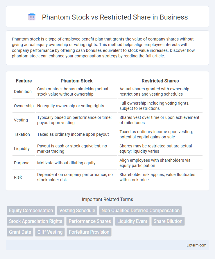 Restricted Share vs Phantom Stock in Business - What is The Difference?