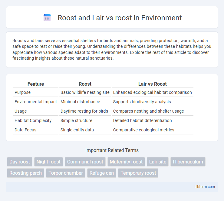 roost vs Roost and Lair in Environment - What is The Difference?