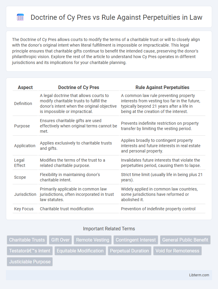 Rule Against Perpetuities vs Doctrine of Cy Pres in Law - What is The Difference?