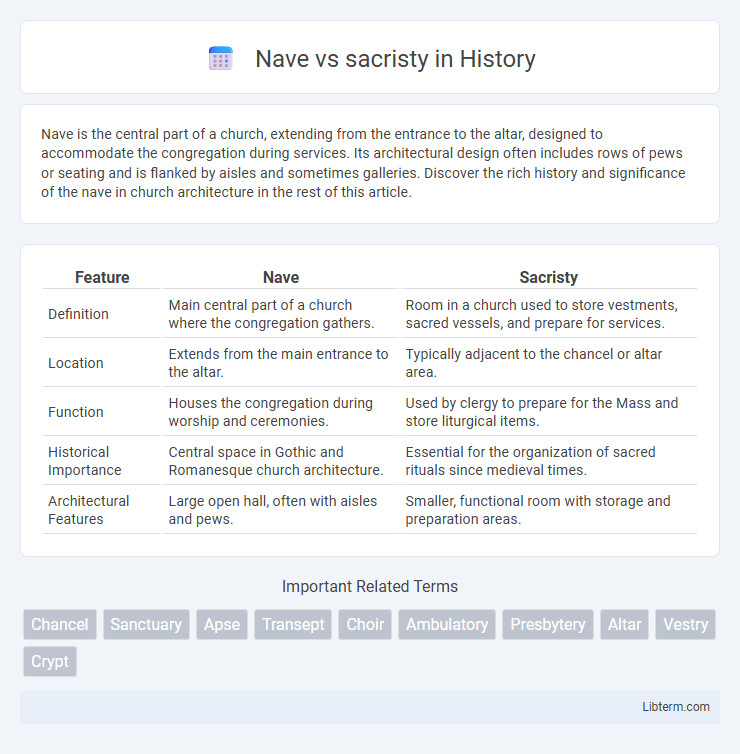 sacristy vs Nave in History - What is The Difference?