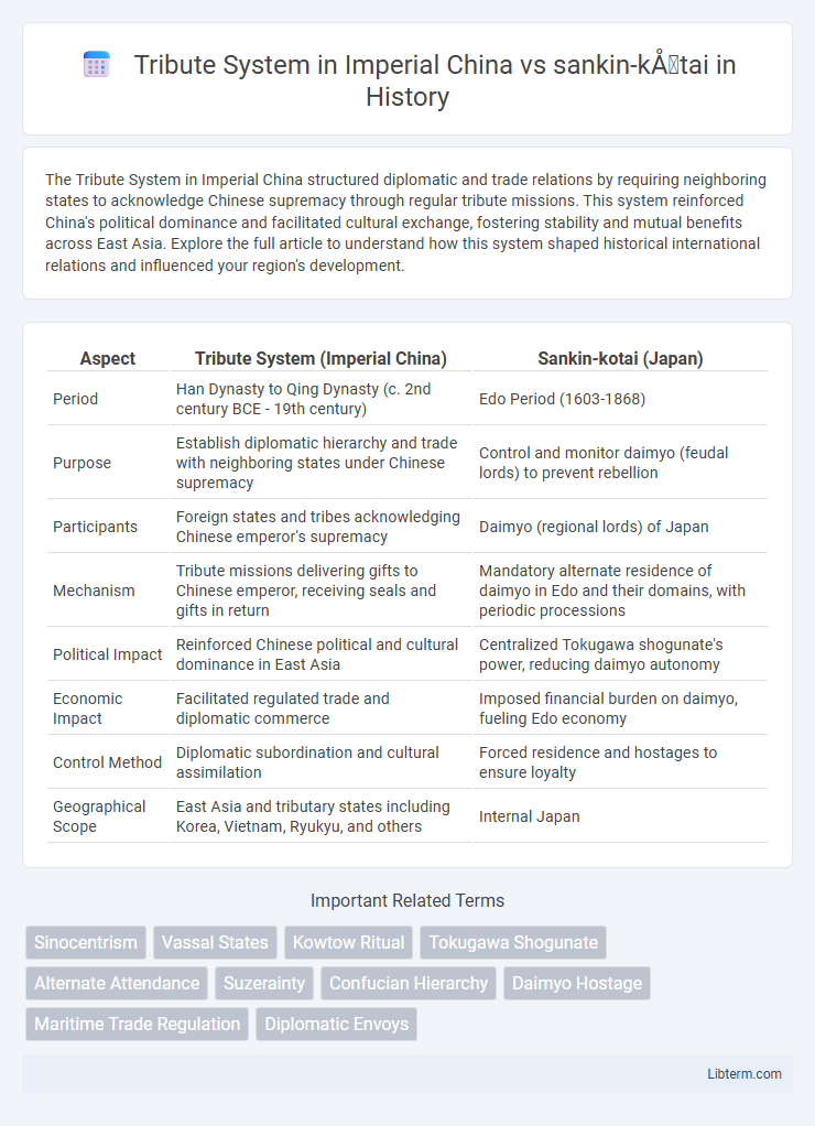 sankin-kōtai vs Tribute System in Imperial China in History - What is The Difference?