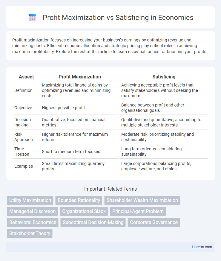 Satisficing vs Profit Maximization in Economics - What is The Difference?