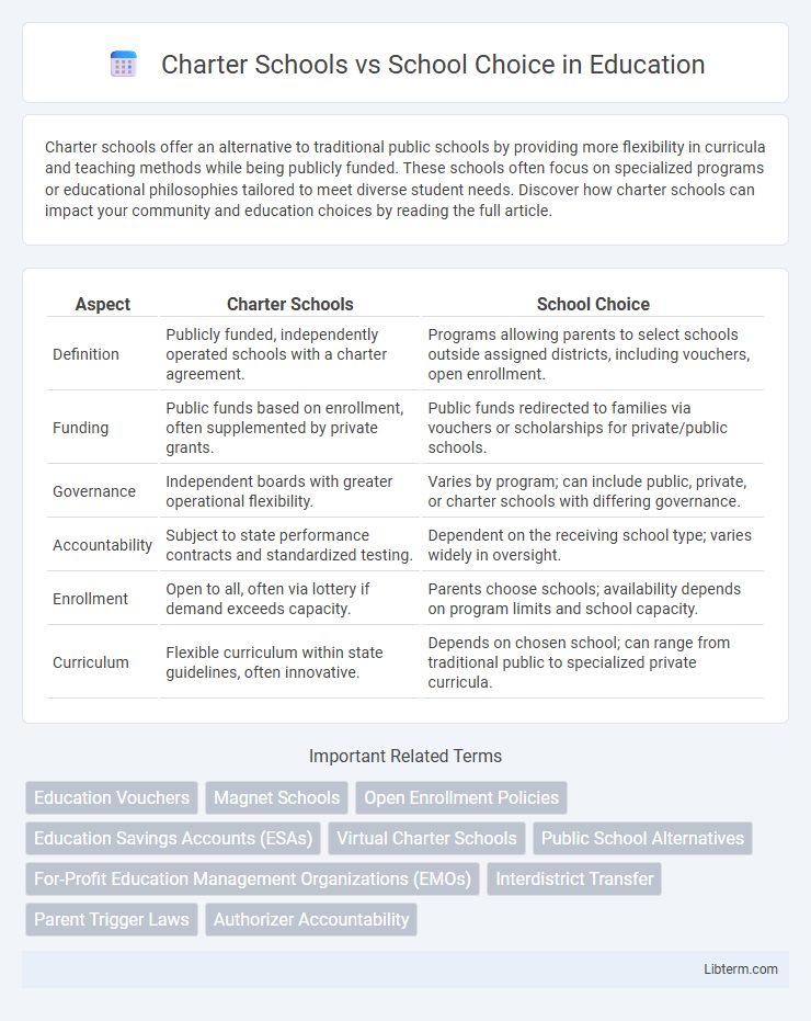 School Choice vs Charter Schools in Education - What is The Difference?