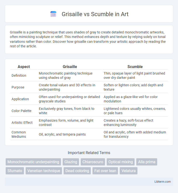 Scumble vs Grisaille in Art - What is The Difference?