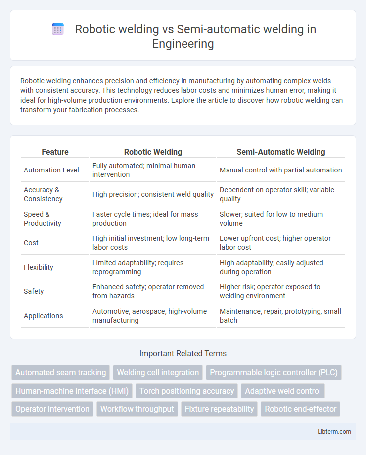 Semi-automatic welding vs Robotic welding in Engineering - What is The Difference?