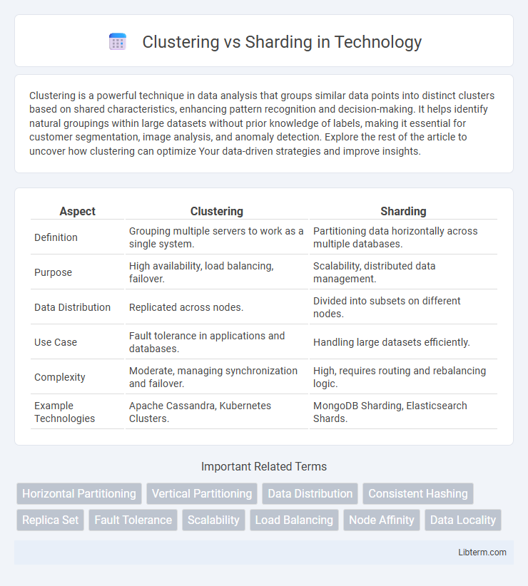 Sharding vs Clustering in Technology - What is The Difference?