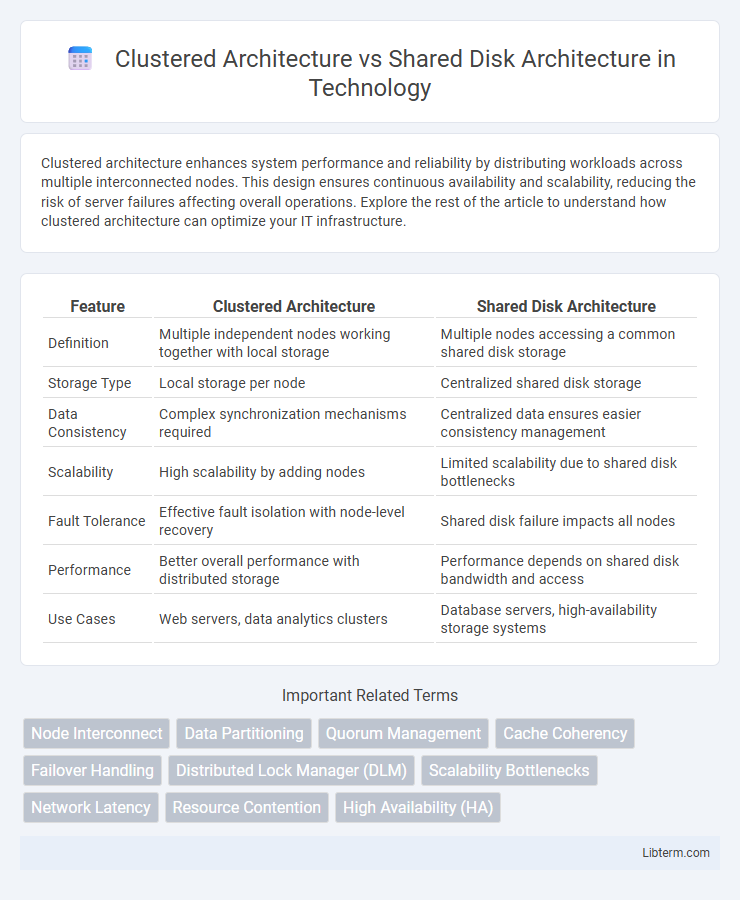 Shared Disk Architecture vs Clustered Architecture in Technology - What is The Difference?