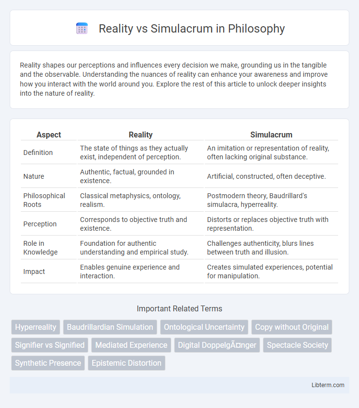 Simulacrum vs Reality in Philosophy - What is The Difference?
