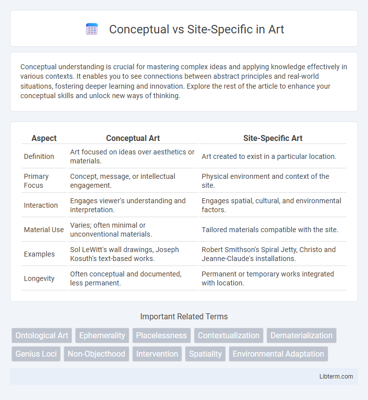 Site-Specific vs Conceptual in Art - What is The Difference?