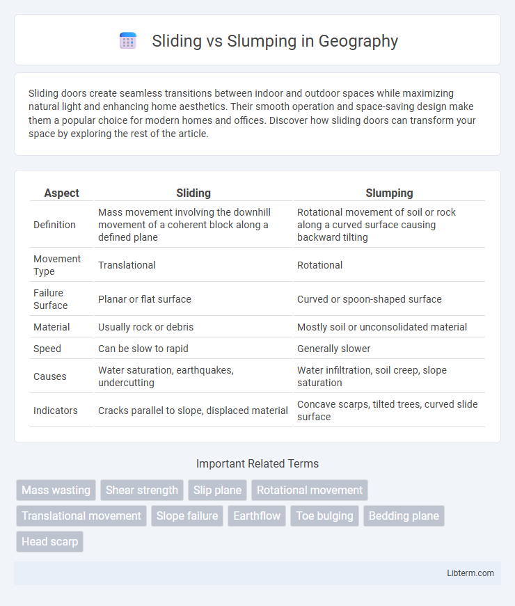 Slumping vs Sliding in Geography - What is The Difference?