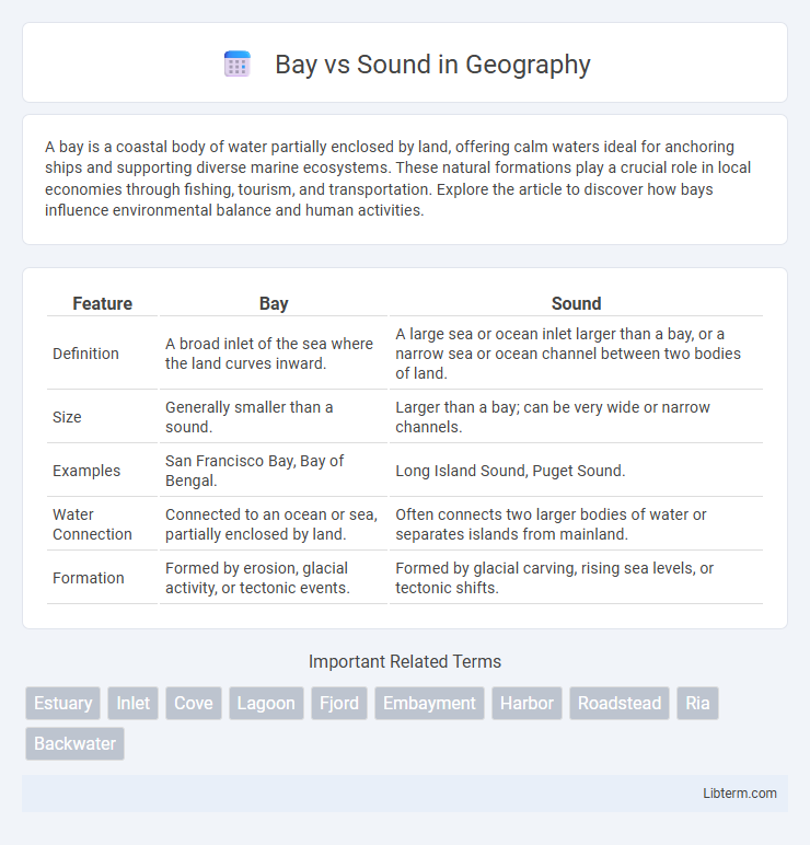Sound vs Bay in Geography - What is The Difference?