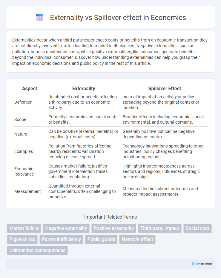 Spillover effect vs Externality in Economics - What is The Difference?