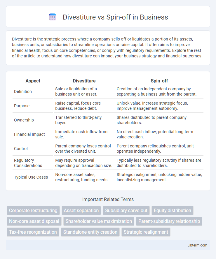 Spin-off vs Divestiture in Business - What is The Difference?