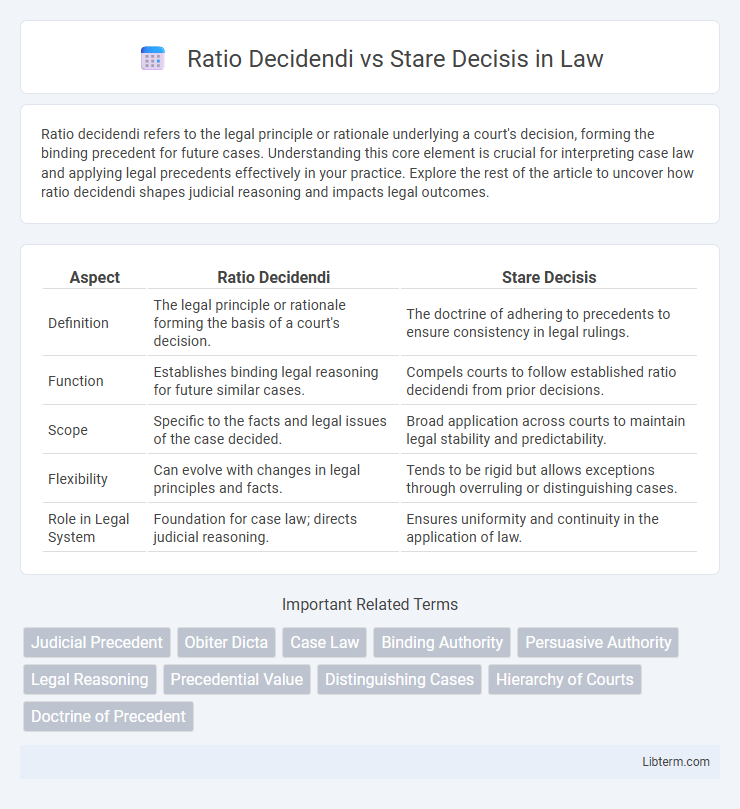 Stare Decisis vs Ratio Decidendi in Law - What is The Difference?