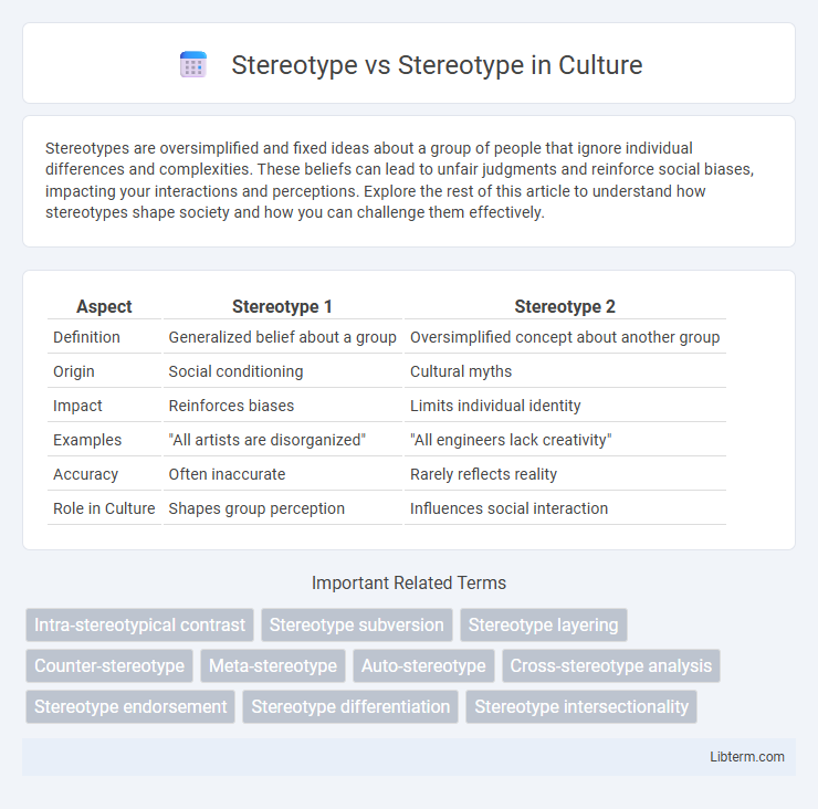 Stereotype vs Stereotype in Culture - What is The Difference?