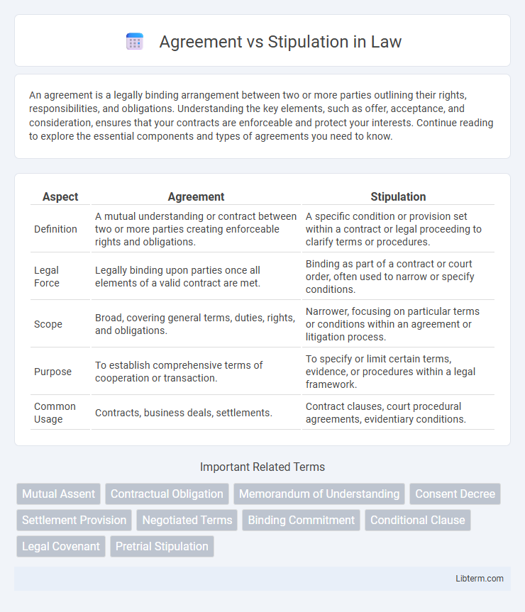 Stipulation vs Agreement in Law - What is The Difference?