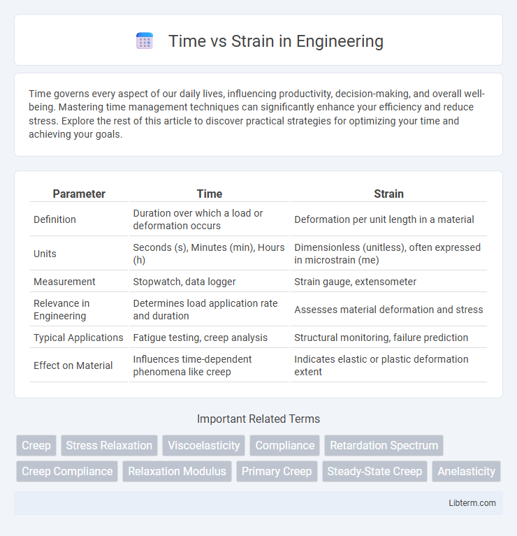 Strain vs Time in Engineering - What is The Difference?