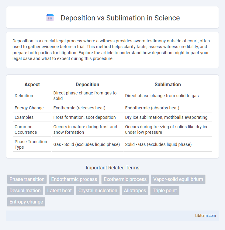 Sublimation vs Deposition in Science - What is The Difference?