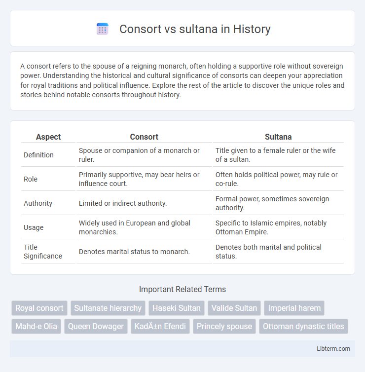 sultana vs Consort in History - What is The Difference?