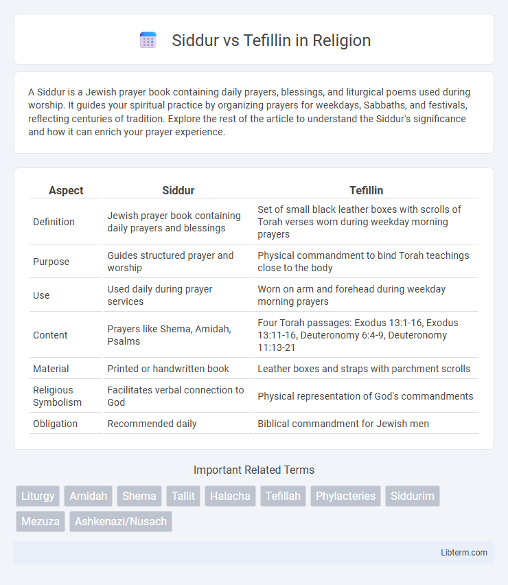 Tefillin vs Siddur in Religion - What is The Difference?