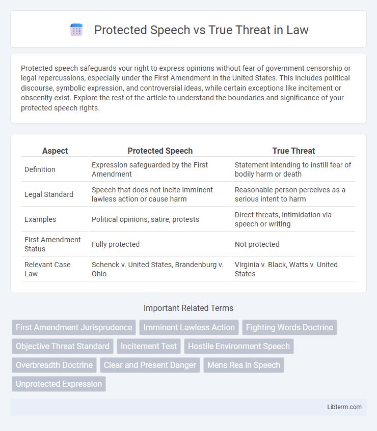 True Threat vs Protected Speech in Law - What is The Difference?