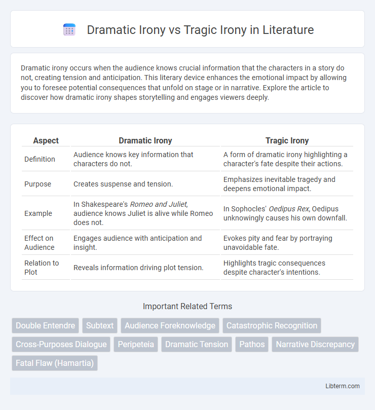 Tragic Irony vs Dramatic Irony in Literature - What is The Difference?